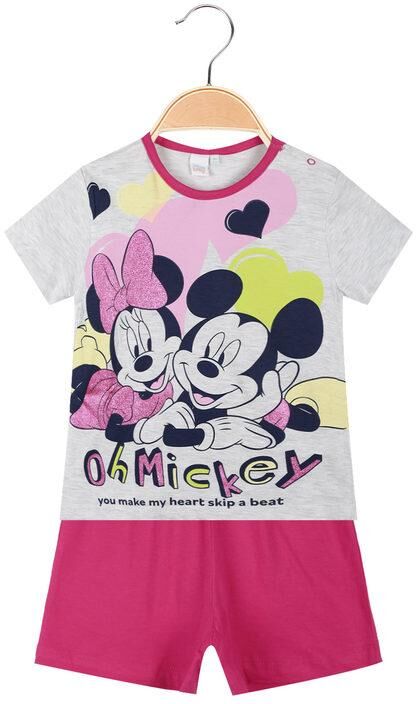 Disney Pigiama corto Minnie da neonata Pigiami bambina Fucsia taglia 30M