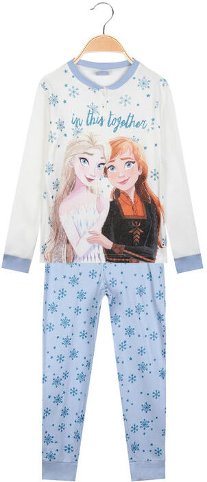 Disney Pigiama lungo in caldo cotone da bambina Pigiami bambina Blu taglia 03/04