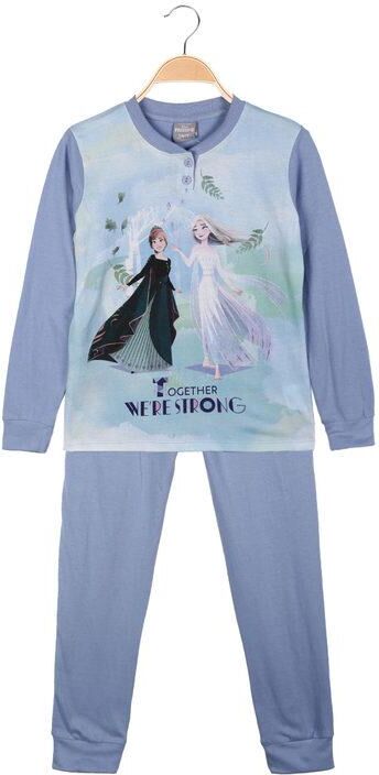 Disney pigiama lungo in cotone bimba Pigiami bambina Blu taglia 03