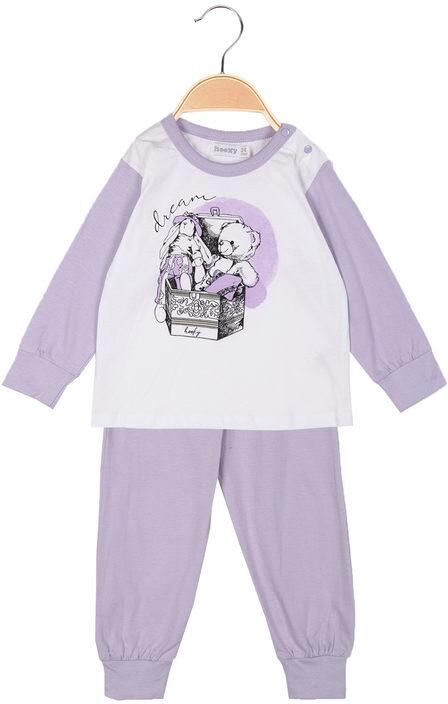 Hooky Pigiama lungo neonata 2 pezzi Pigiami bambina Viola taglia 12M