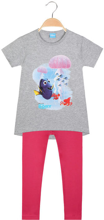 Disney PIXAR Completo bambina 2 pezzi con leggings Completi 3-16 Anni bambina Grigio taglia 05