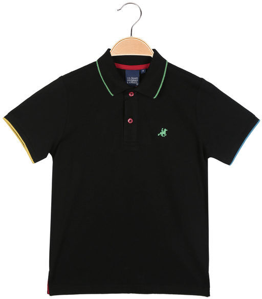 U.S. Grand Polo Polo bambino manica corta Polo Manica Corta bambino Nero taglia 10