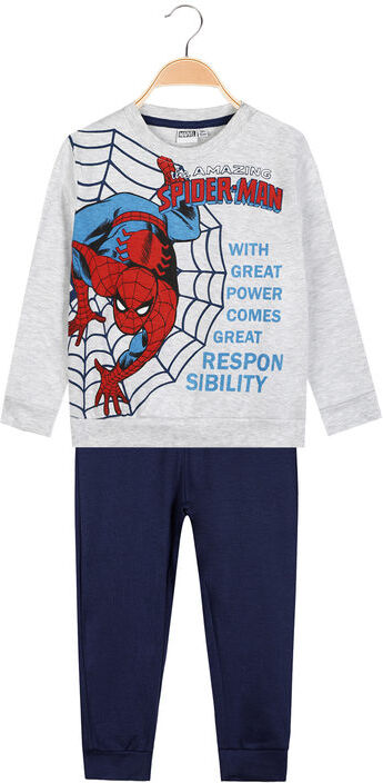 Marvel SPIDER-MAN Pigiama lungo in caldo cotone da neonato Pigiami bambino Grigio taglia 30M