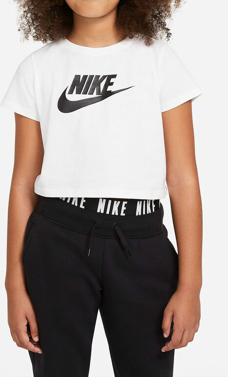 Nike T-shirt cropped da ragazza T-Shirt e Top bambina Bianco taglia XL