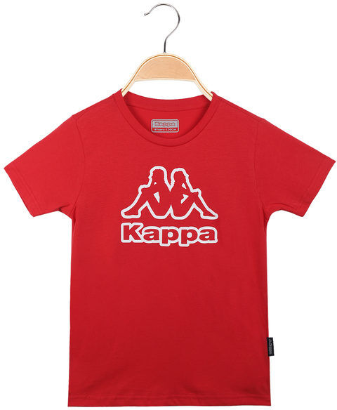 Kappa T-shirt gircollo da bambino con stampa T-Shirt e Top bambino Rosso taglia 12