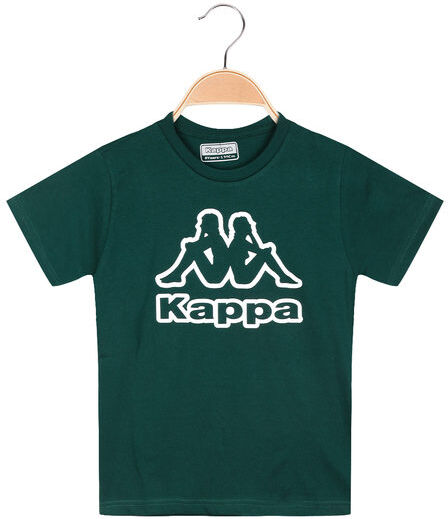 Kappa T-shirt manica corta da ragazzo con stampa T-Shirt e Top bambino Verde taglia 08