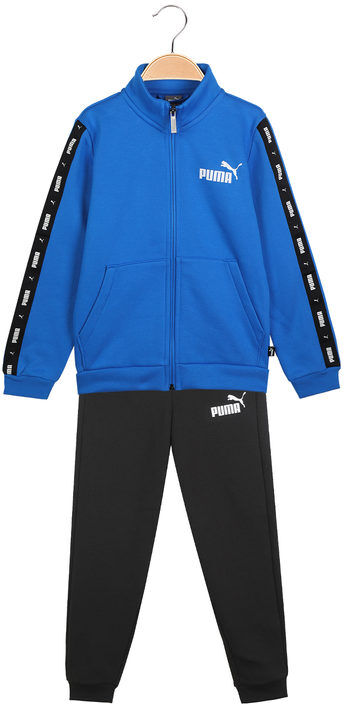 Puma TAPE SWEAT SUIT Tuta felpata da bambino Tute Sportive bambino Blu taglia 07/08