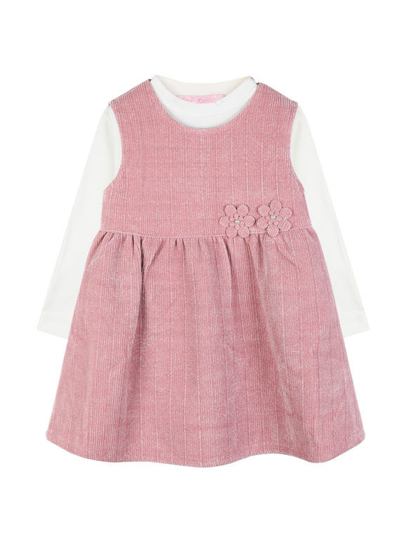 Pink Rabbit Vestito elegante da neonata con maglietta Completi 0-36 M bambina Rosa taglia 36M