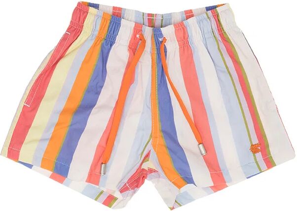 GALLO BAMBINO Boxer mare da bambino a righe multicolor