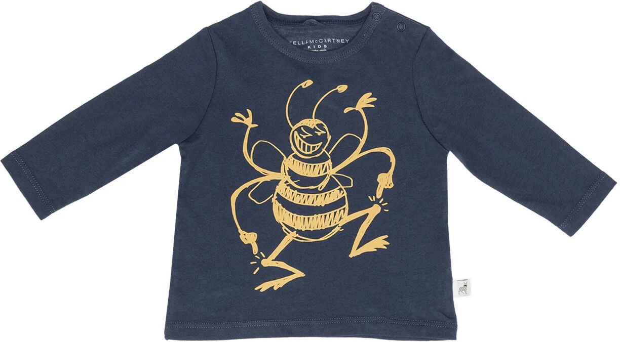 Stella McCartney T-shirt bambino stampa ape blu