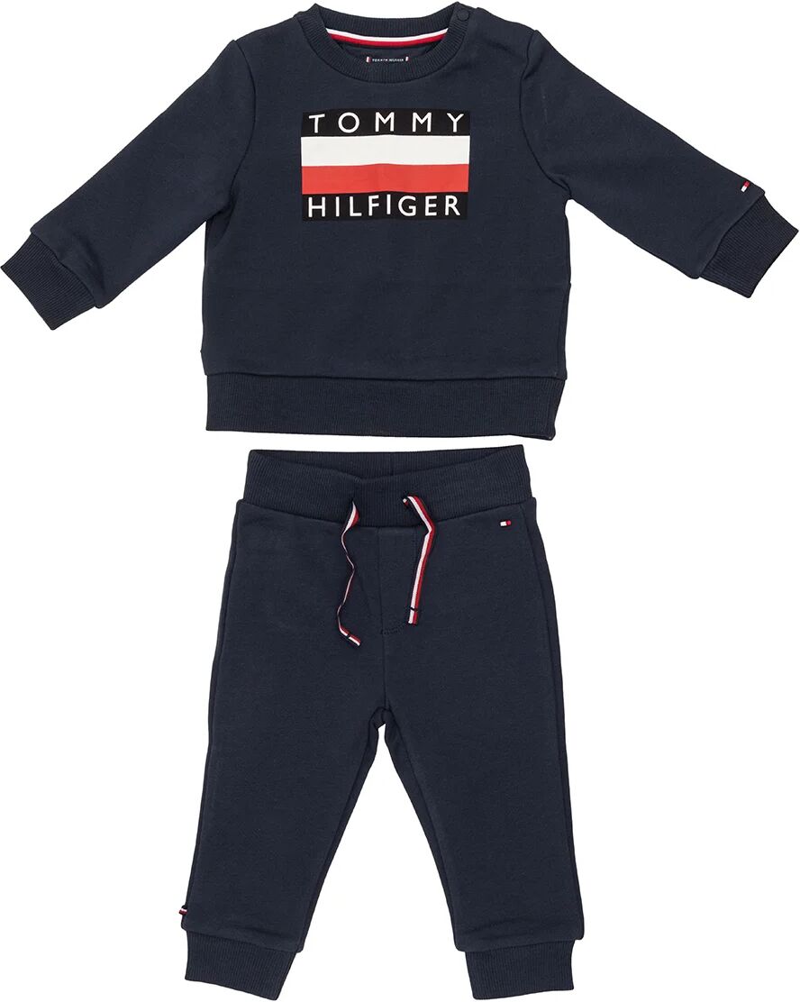 Tommy Hilfiger Completo in felpa per neonato con felpa e pantalone