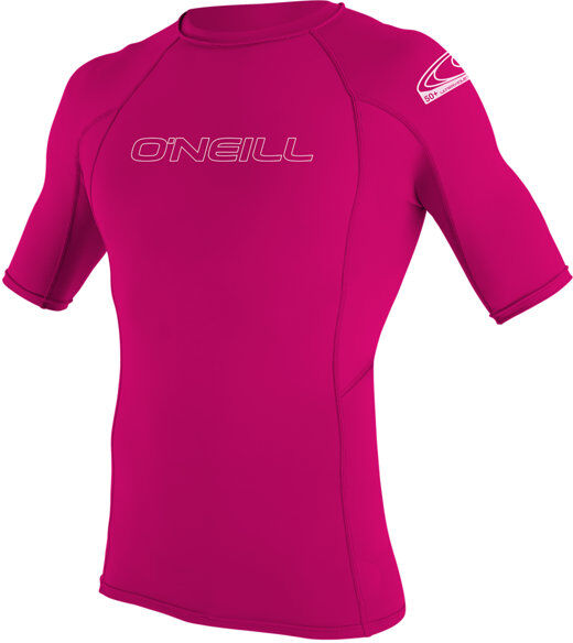 O'Neill Kid Basic Skins S/S Rash Guard - maglia a compressione - bambina Pink 14A