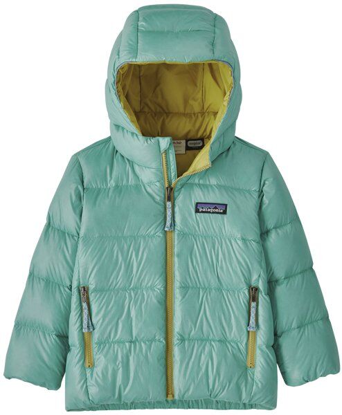 Patagonia Baby Hi-Loft Down Hoody Jr - giacca piumino - bambino Light Green 18M