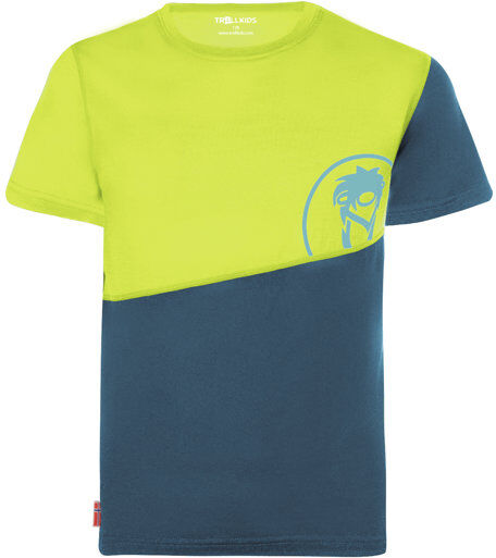 Trollkids Sandefjord T - T-shirt - bambino Green/Blue 164