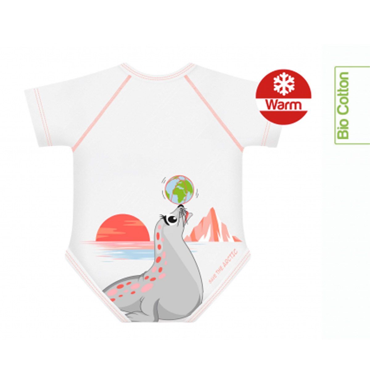 Jbimbi J-bimbi Body Neonato 0-36 Mesi Cotone Bio Foca