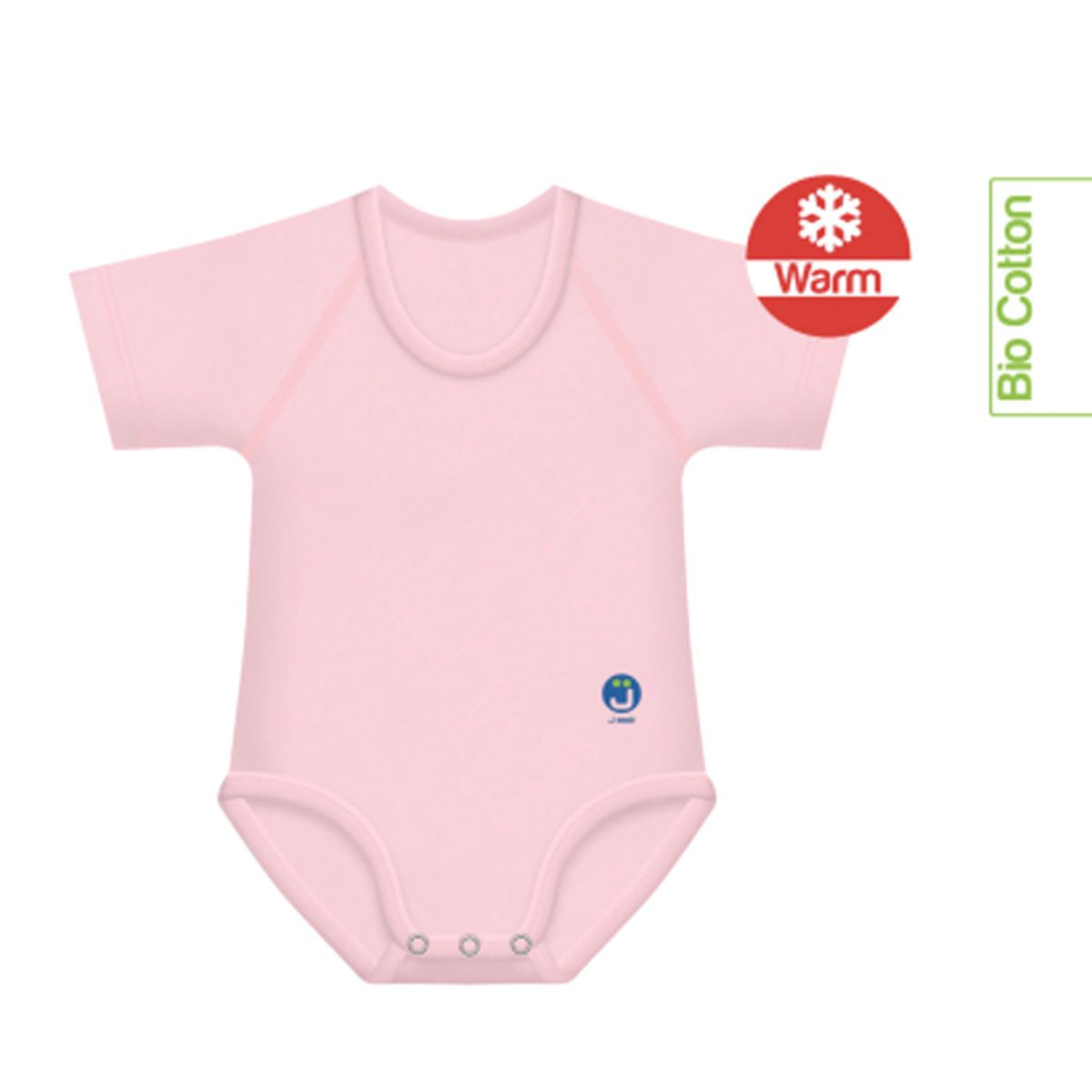 Jbimbi J-bimbi Body Neonato 0-36 Mesi Cotone Bio Rosa