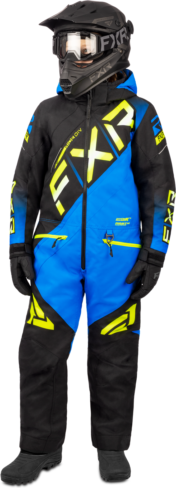 FXR Tuta Bambino  CX Nero-Blu-Fluo