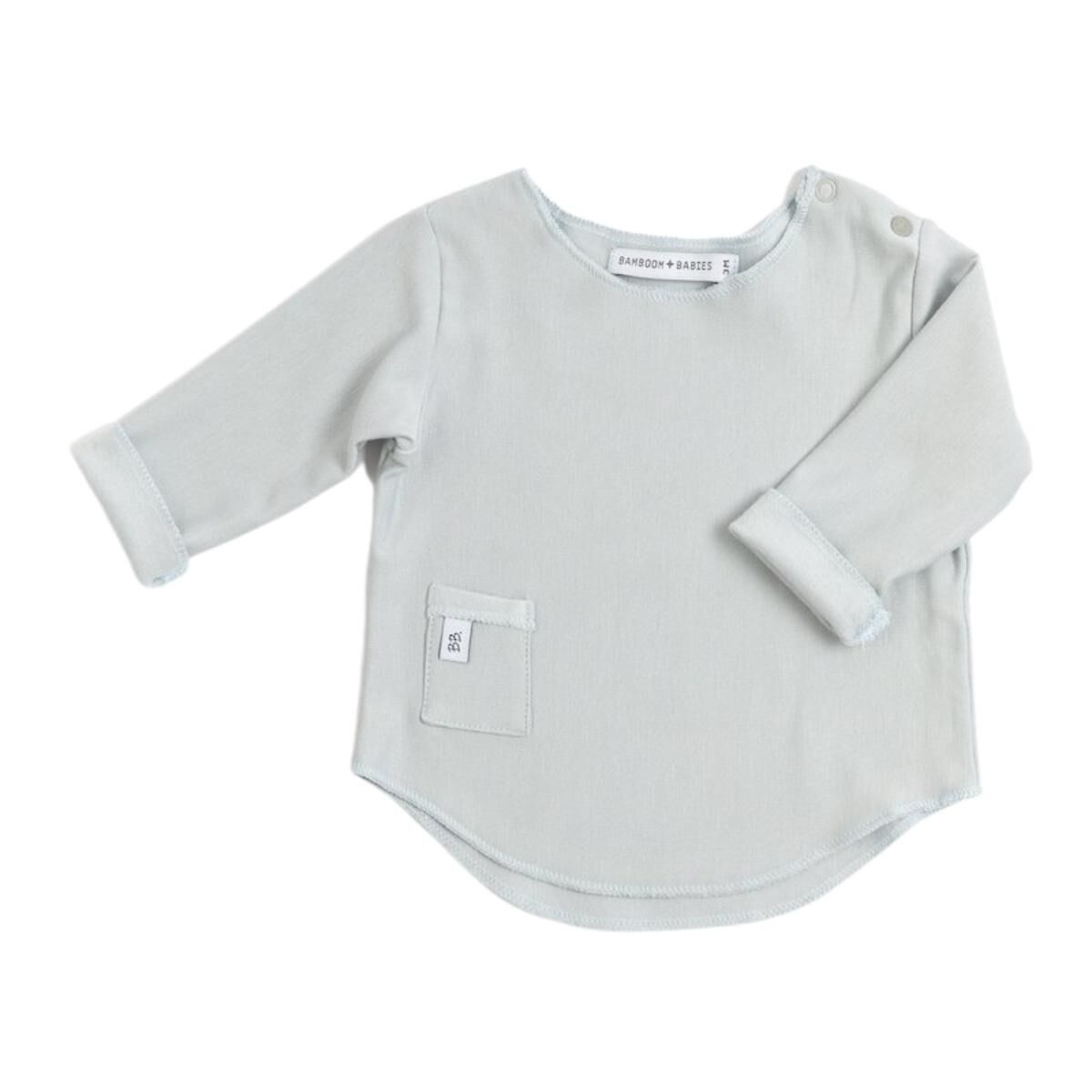 Bamboom Maglia manica lunga Pure Azzurro Taglia 1 Mese