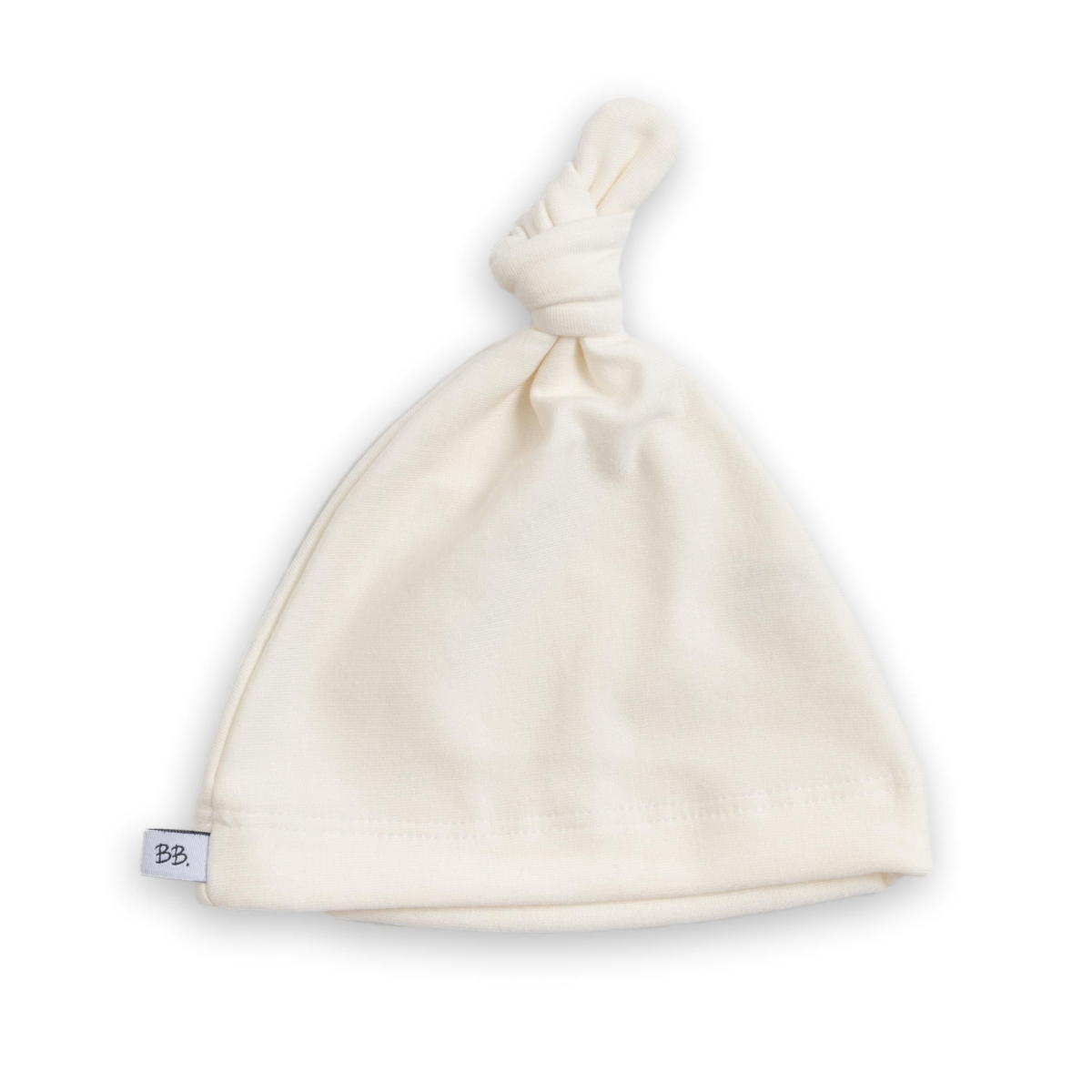 Bamboom Cappellino neonato con nodo Pure Panna