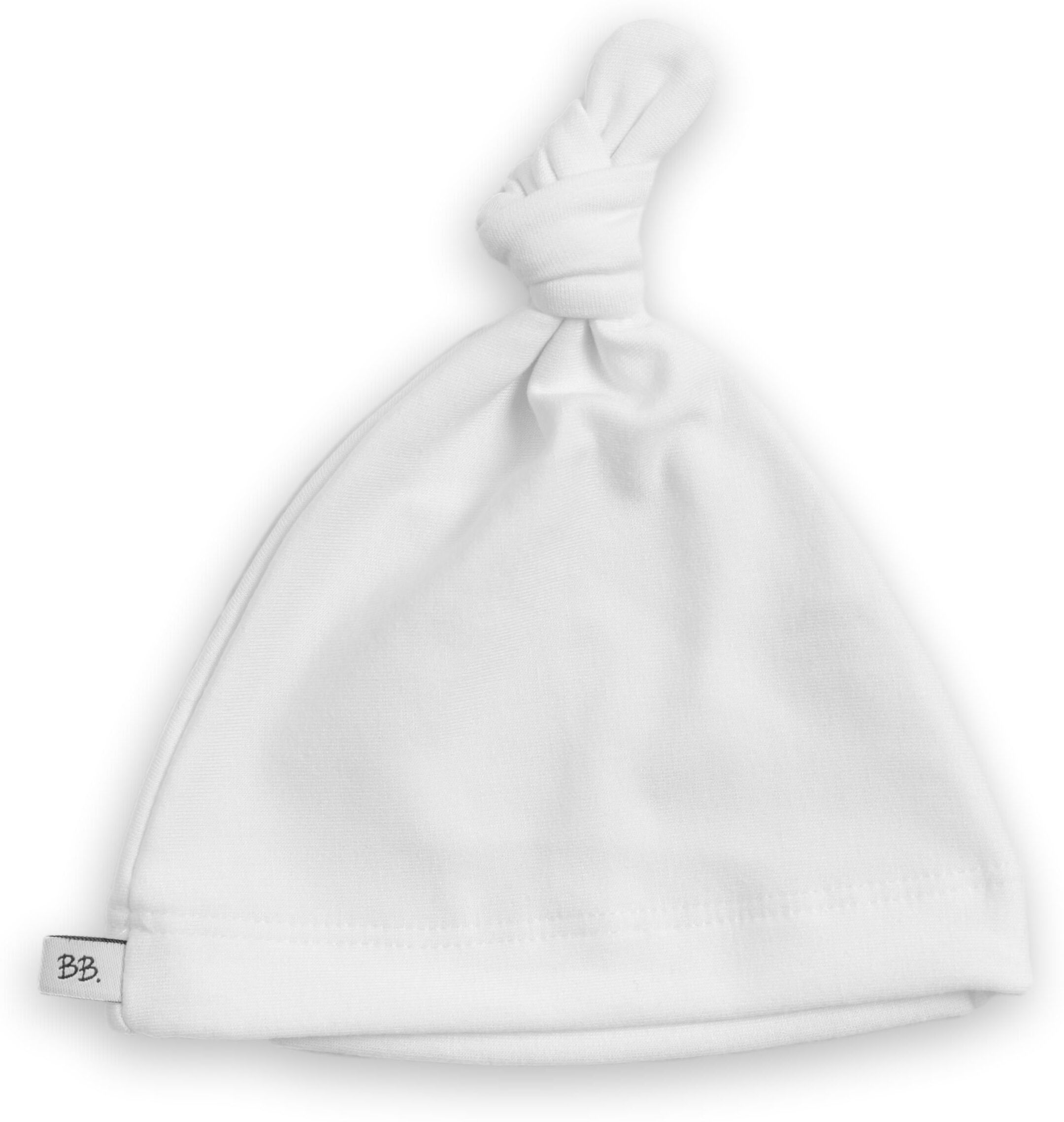 Bamboom Cappellino neonato con nodo Pure Bianco