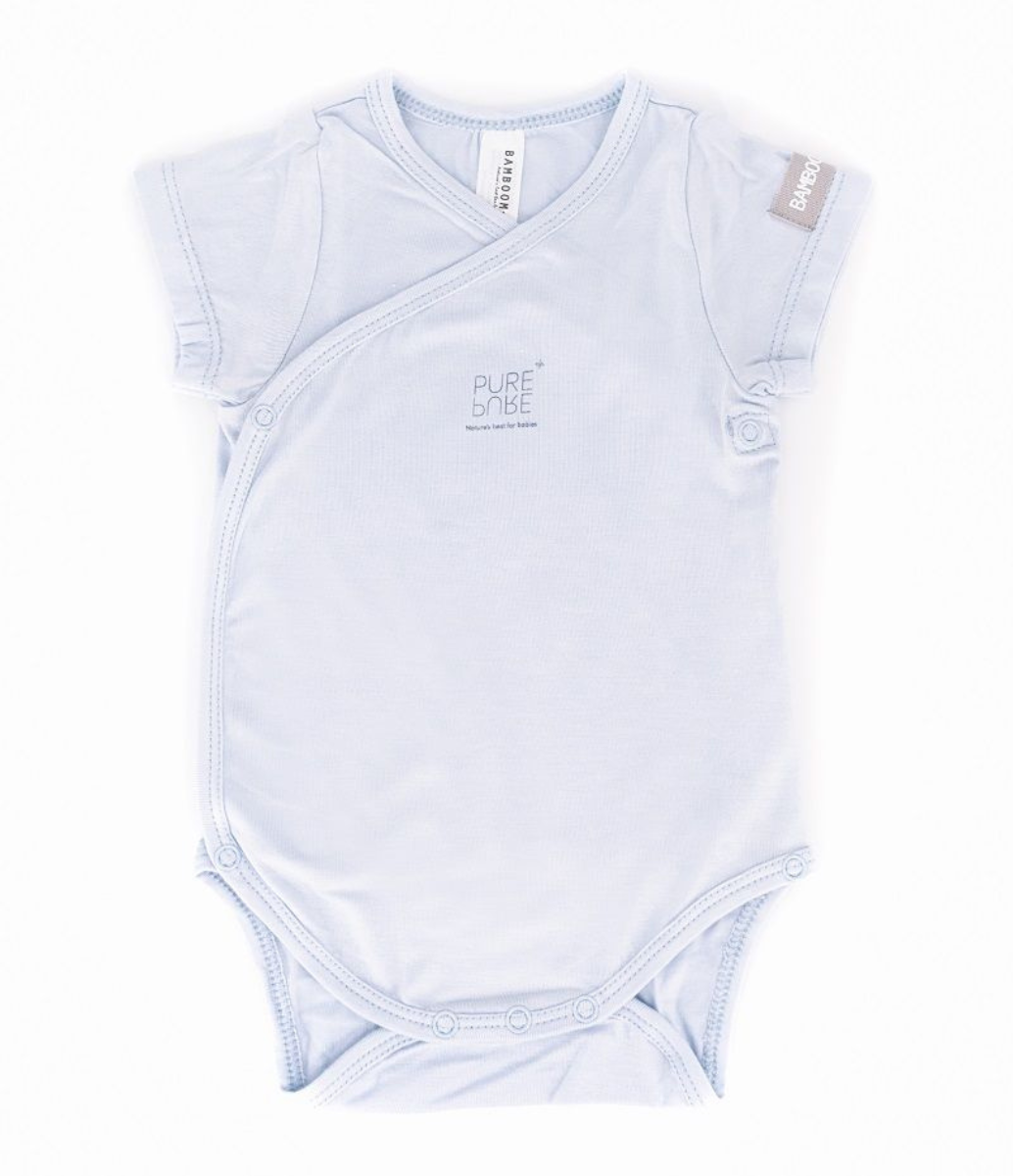 Bamboom Body Neonato a maniche corte Azzurro 18-24M