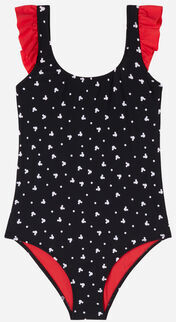 Calzedonia Costume Intero Bambina Minnie Fiocco Disney Bambina Nero 6