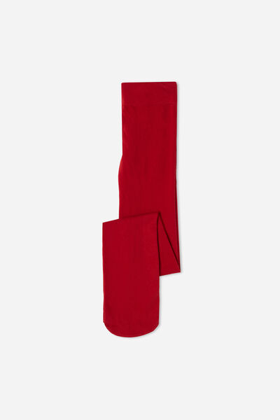 Calzedonia Collant in Cotone Eco da Bambina Bambina Rosso 2