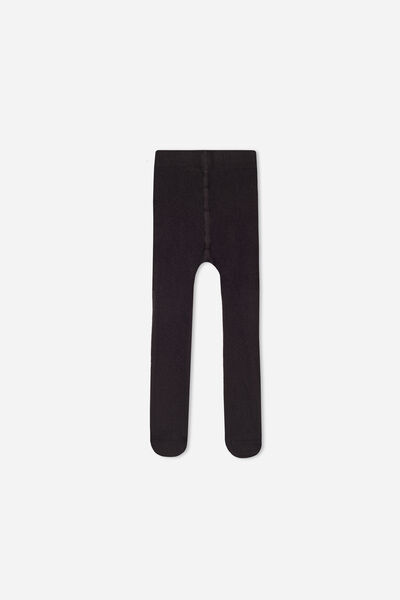 Calzedonia Collant con Cashmere Eco da Neonato Nero 12-18