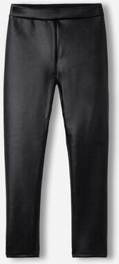 Calzedonia Leggings Termico Effetto Pelle da Bambina Bambina Nero 2