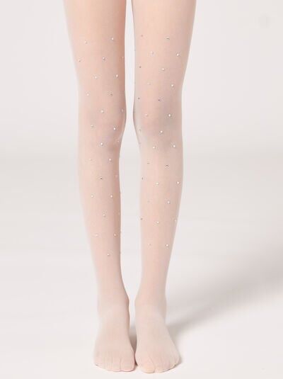 Calzedonia Collant in Tulle con Strass da Bambina Bambina Naturale 6-8