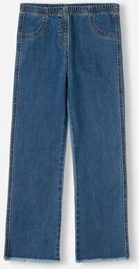 Calzedonia Leggings in Jeans a Zampa Cropped da Bambina Bambina Blu 9-10