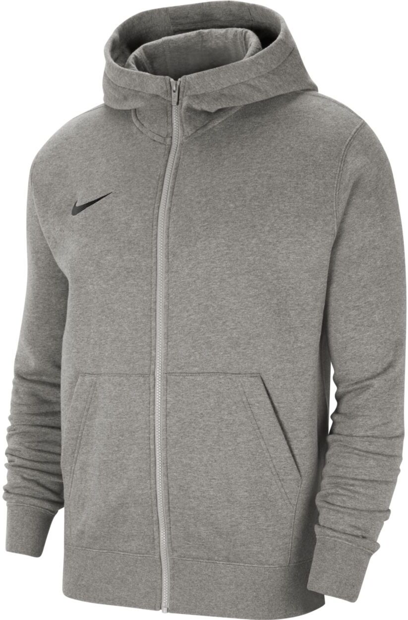 Nike Felpa con zip e cappuccio Team Club 20 Grigio Chiaro per Bambino CW6891-063 XS