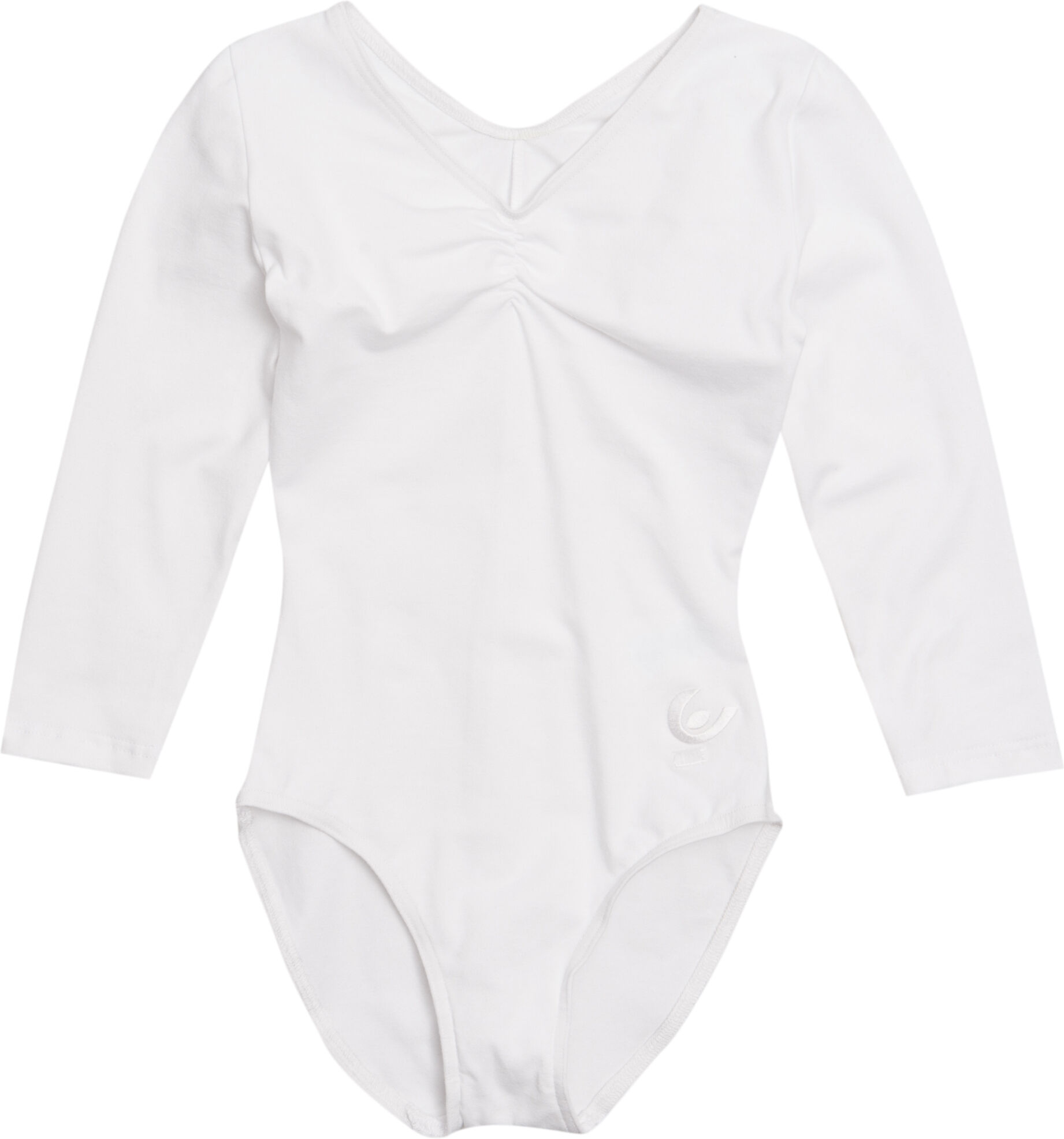 Freddy Body maniche lunghe con scollo a V White Junior 12 Anni