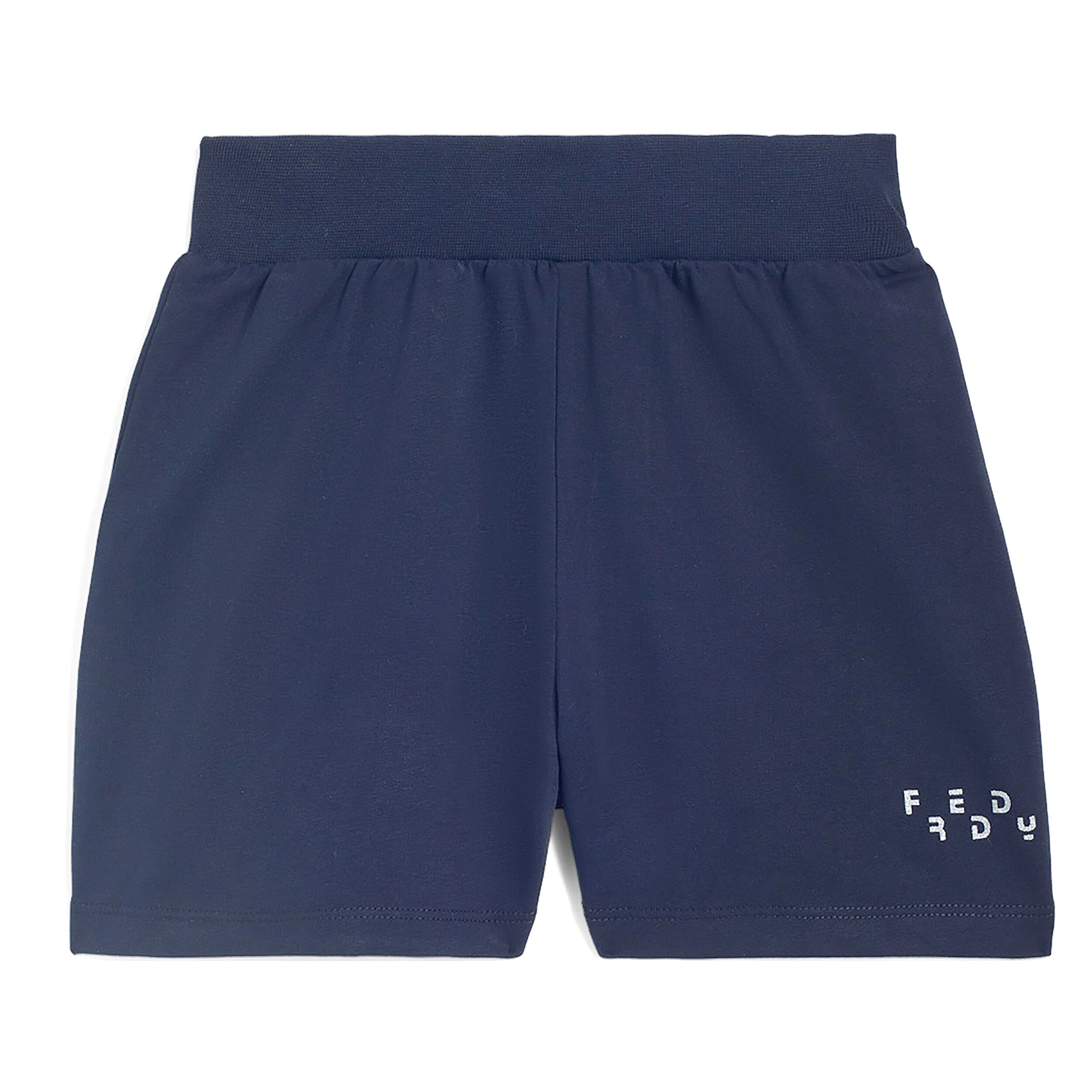 Freddy Shorts da bambina in jersey con logo glitter Blue Junior 6 Anni