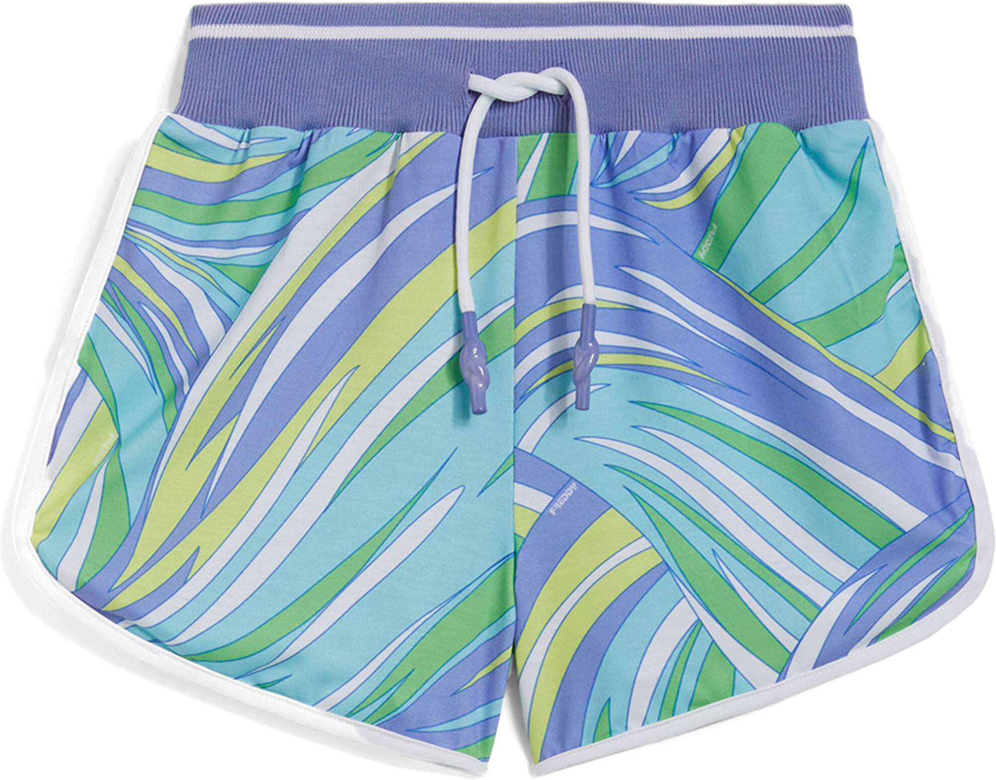 Freddy Shorts da bambina in jersey fantasia tropical all over Multicolor Junior 4 Anni