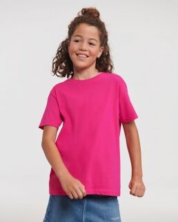Russell 100 T-shirt Kids Slim neutro o personalizzato