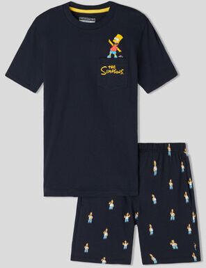 Intimissimi Pigiama Corto Bimbo The Simpsons Homer Bambino Blu Taglia 2-3