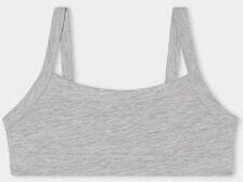 Tezenis Brassiere Bimba Basic in Cotone Bambina Grigio Tamaño 8-9