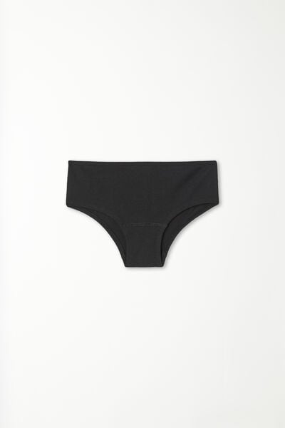 Tezenis Culotte Basic Bimba in Cotone Bambina Nero Tamaño 8-9