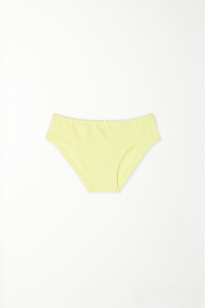 Tezenis Slip Basic Bimba in Cotone Bambina Giallo Tamaño 8-9