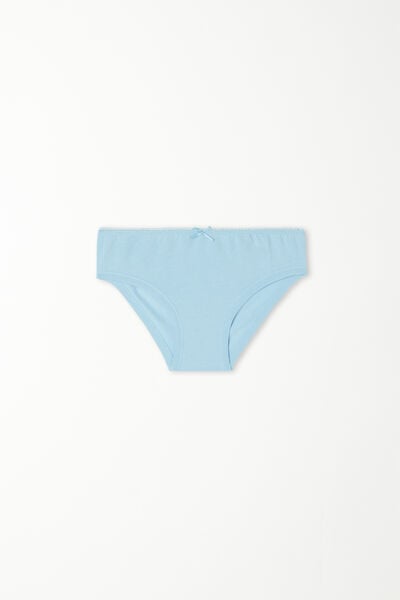 Tezenis Slip Basic Bimba in Cotone Bambina Azzurro Tamaño 10-11