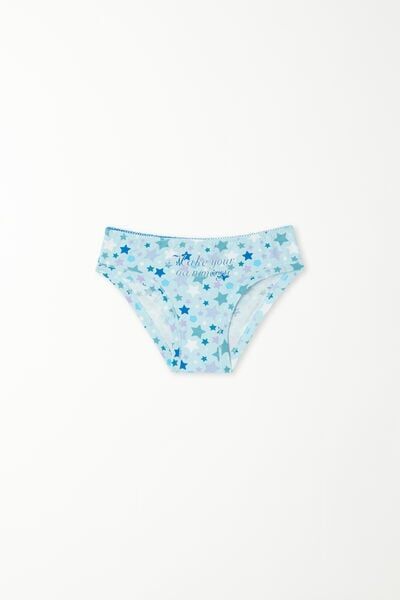 Tezenis Slip Cotone Disney Frozen Bimba Bambina Azzurro Tamaño 6-7