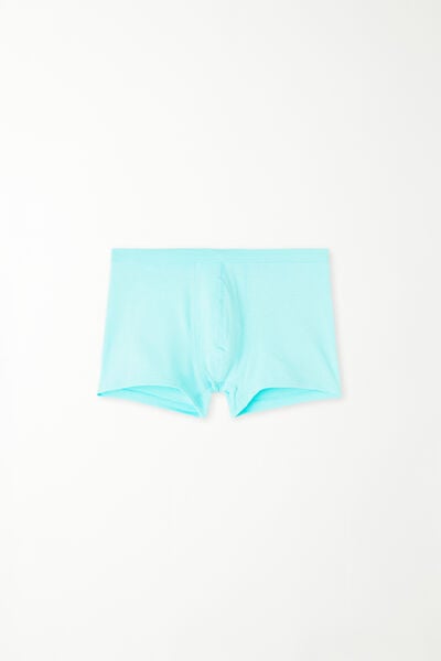 Tezenis Boxer Basico in Cotone Bimbo Bambino Azzurro Tamaño 10-11