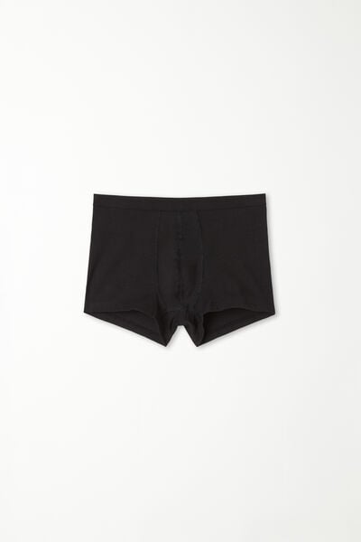 Tezenis Boxer Basico in Cotone Bimbo Bambino Nero Tamaño 2-3