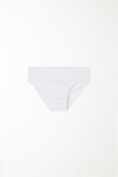 Tezenis Slip Basic Bimbo in Cotone Bambino Bianco Tamaño 12-13