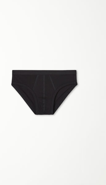 Tezenis Slip Basic Bimbo in Cotone Bambino Nero Tamaño 4-5