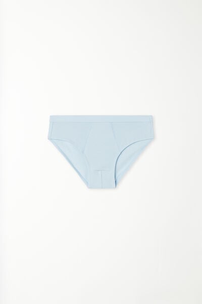 Tezenis Slip Basic Bimbo in Cotone Colorato Bambino Azzurro Tamaño 8-9