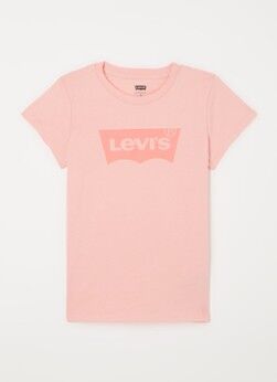 Levi's T-shirt met logoprint - Zalmroze