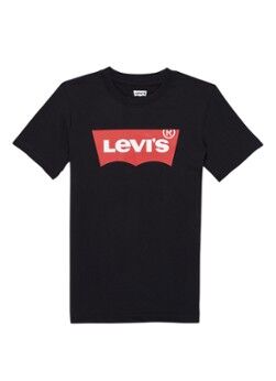 Levi's T-shirt met logoprint - Zwart