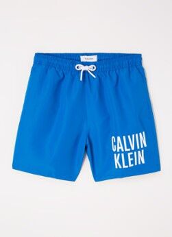 Calvin Klein Zwemshorts met logoprint - Blauw